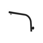 Twilight Round High Rise Shower Arm Matte Black Twilight Round High Rise Shower Arm Matte Black